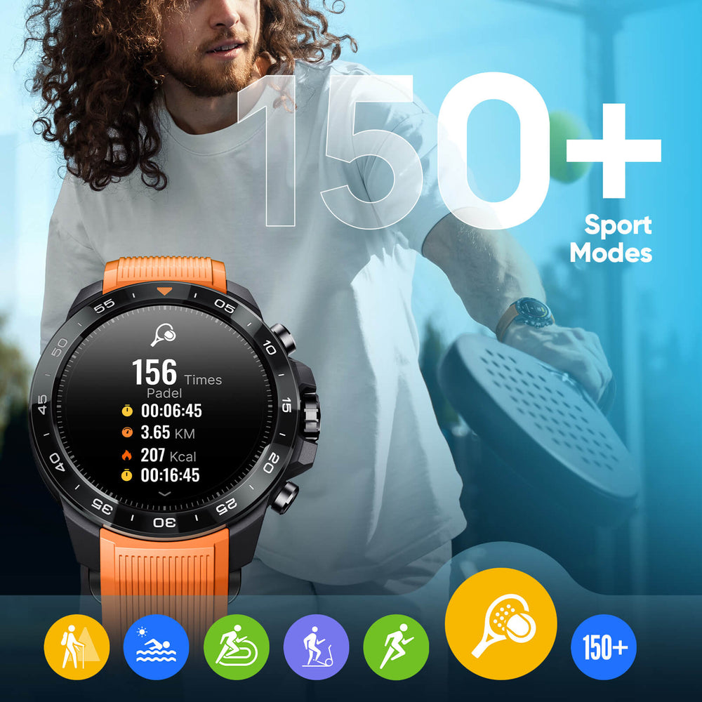 Mibro GS Explorer Smartwatch Dames en Heren, 1,32 AMOLED-display Mibro GS Explorer Smartwatch Dames en Heren, 1,32 AMOLED-display