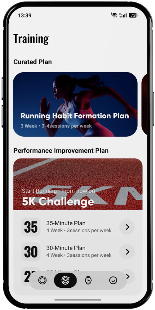 Mibro Fit App Running Plans